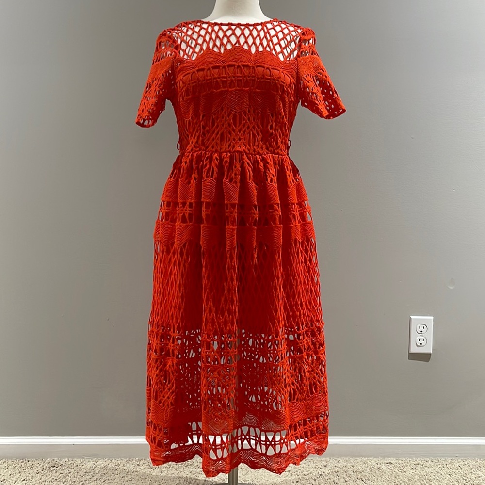 NWT Boohoo red dress 4 - Picture 1 of 7